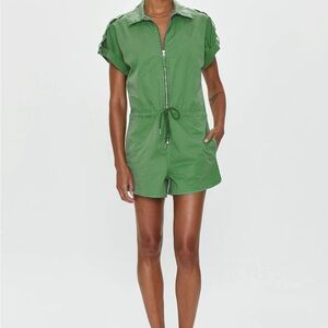 Green Women's Romper